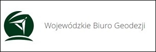 prostokąt z napisem Wojewódzkie Biuro Geodezji w Białymstoku