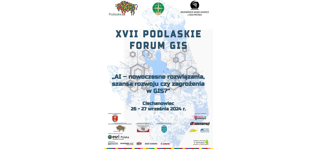 plakat XVII Podlaskiego Forum GIS