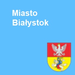 obraz z logiem miasta Białystok